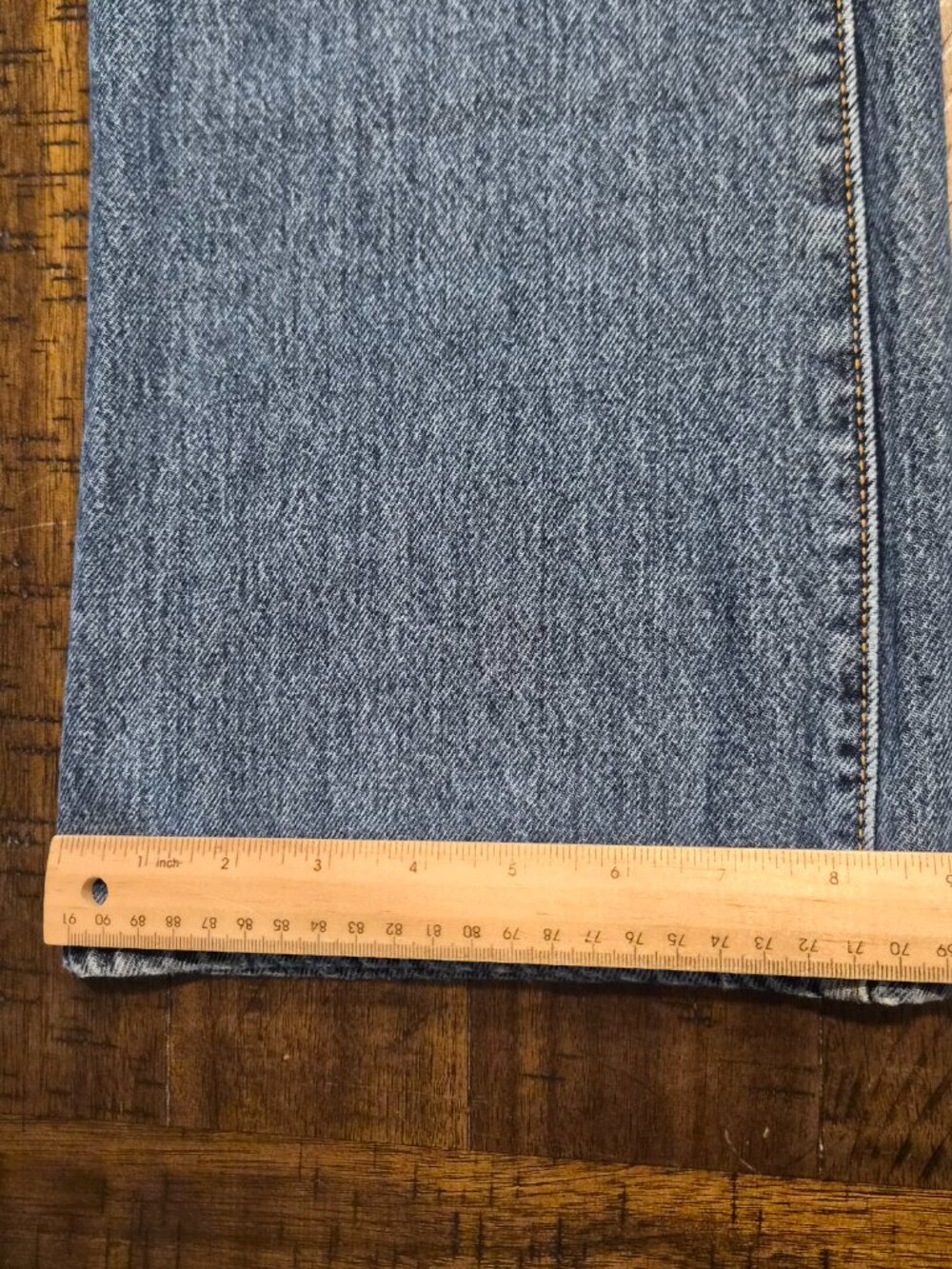 Levis Womens 94 Baggy Bootcut Jeans Size 25 x 31 Blue Denim Mid Rise NWT G551 - Picture 13 of 14